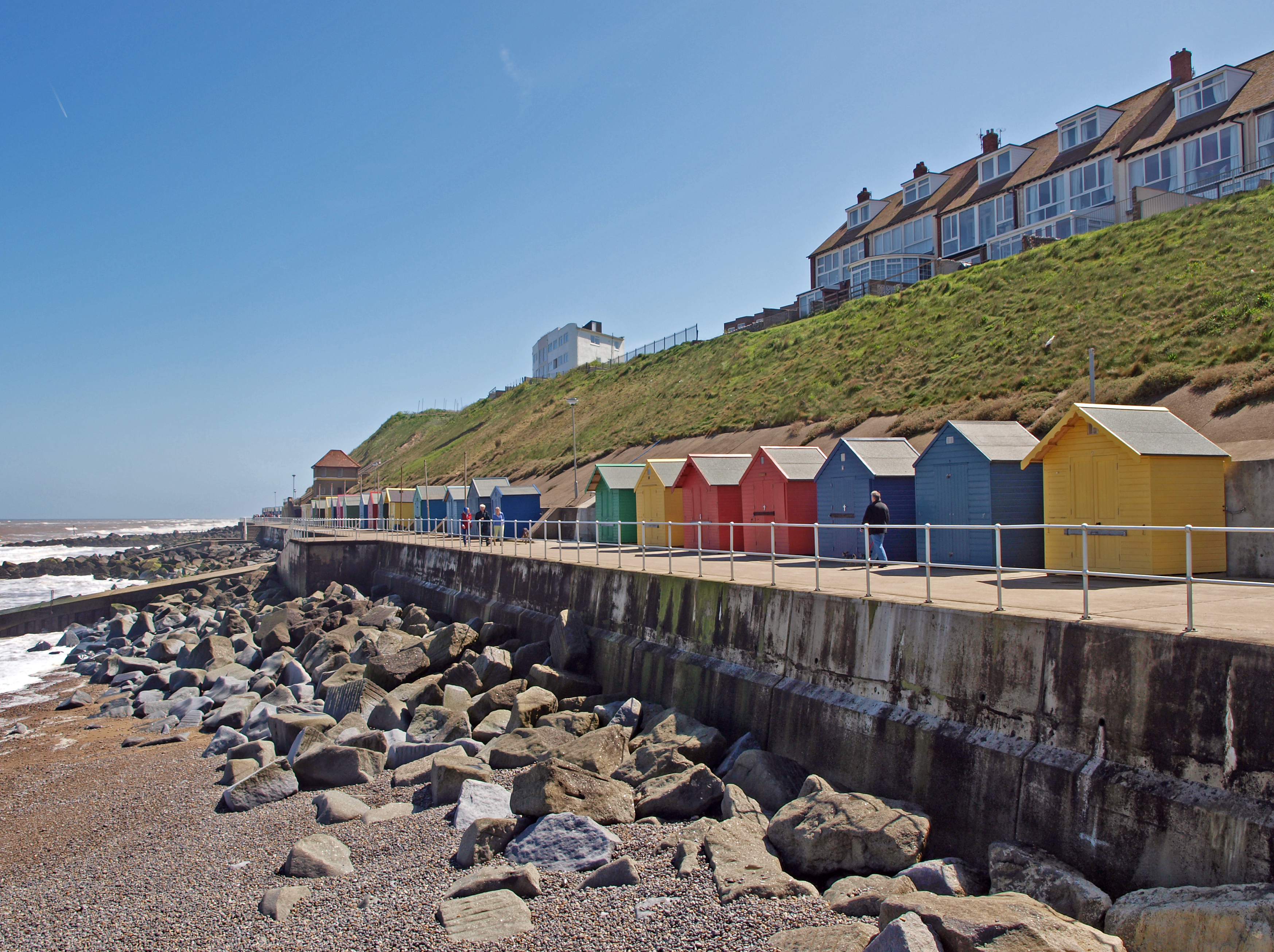 Beach huts in Sheringham