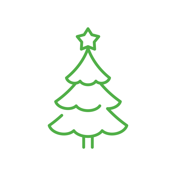 Christmas market icon