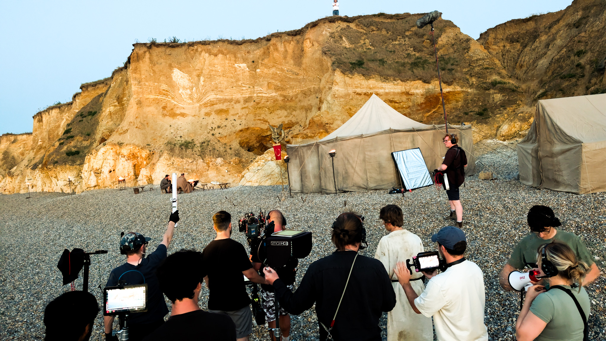 Young filmmakers take Weybourne back to Roman times