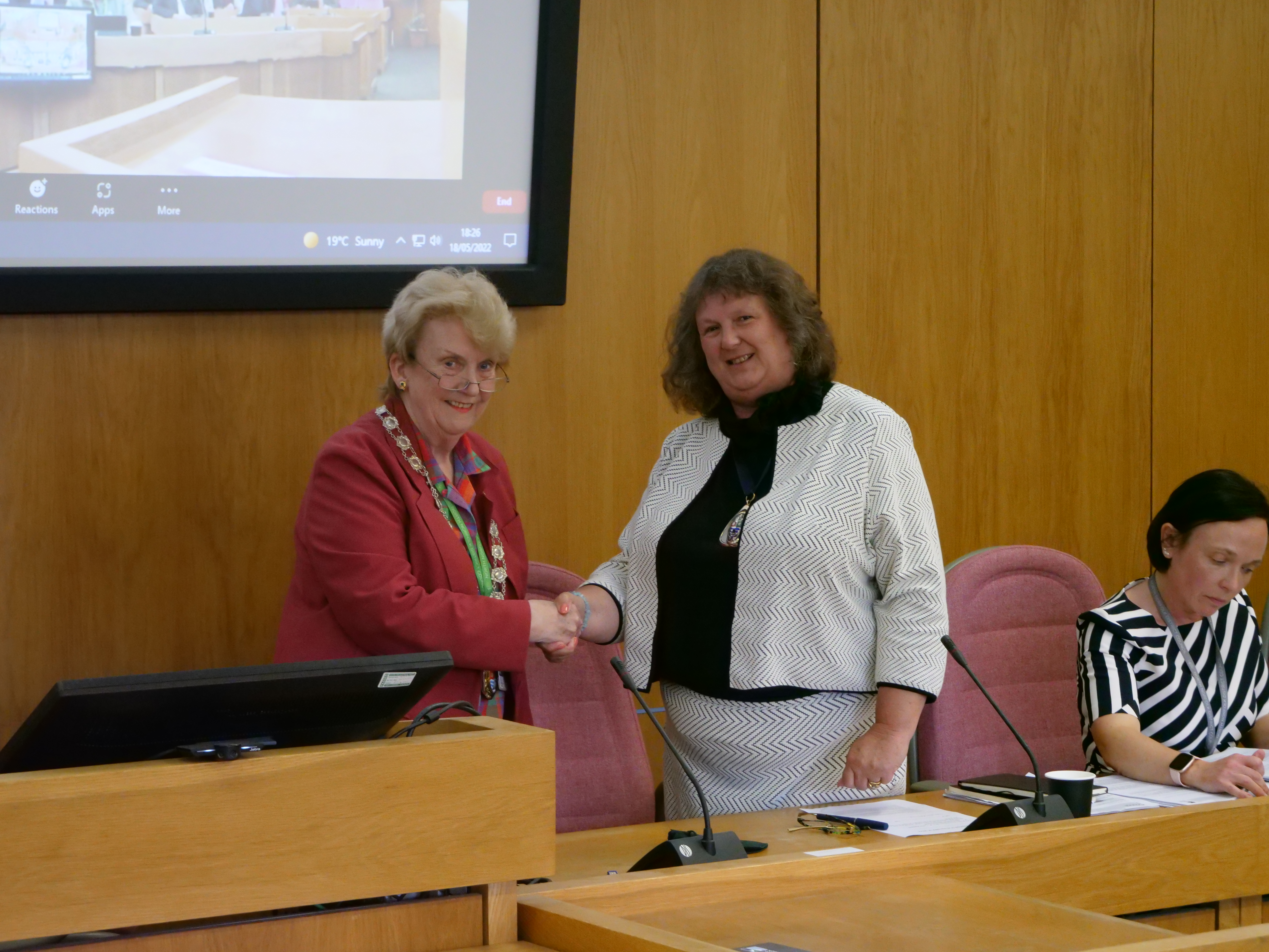 Cllr Sarah Butikofer and Cllr Pauline Grove-Jones