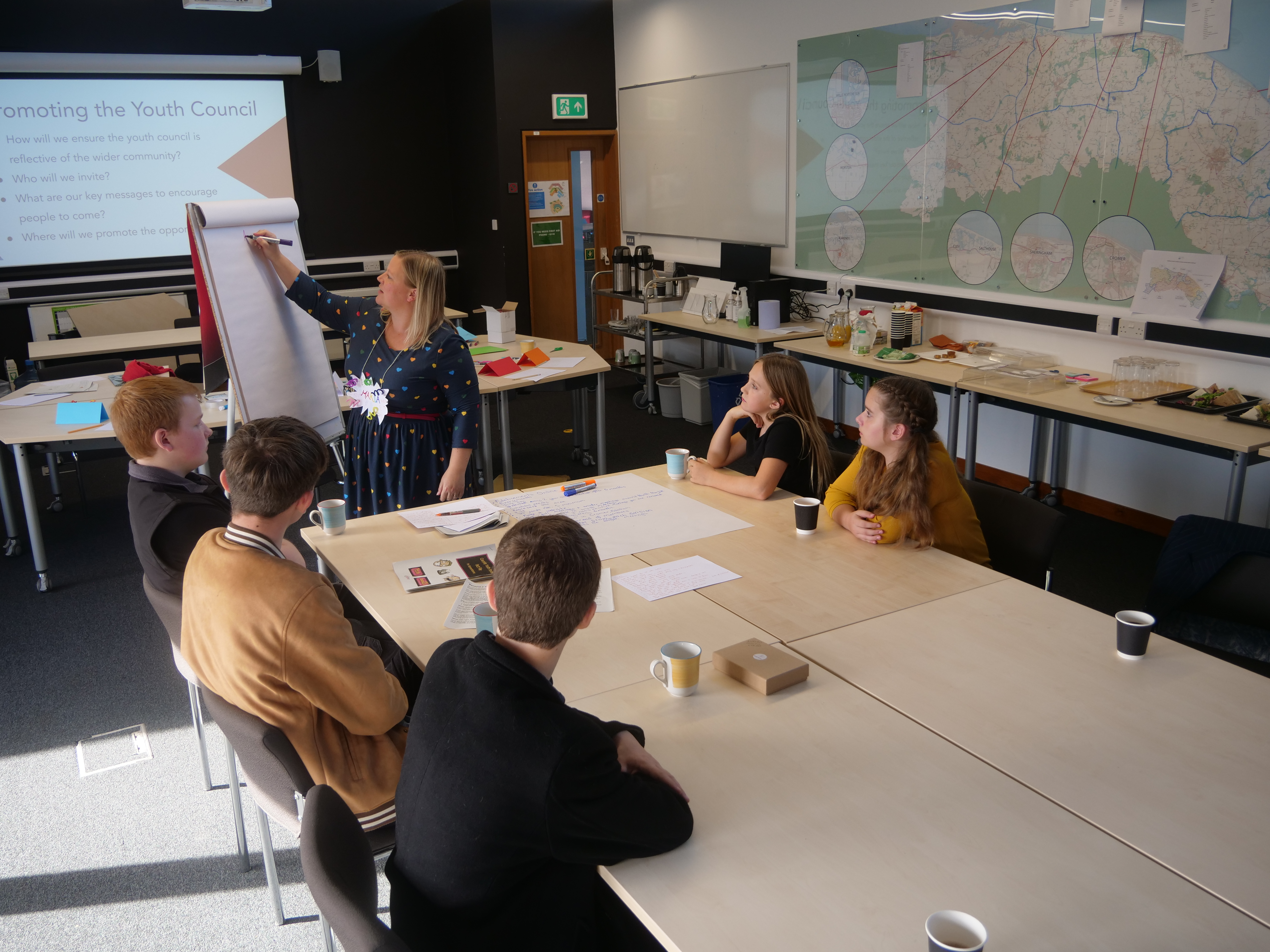 image of the Youth Council in a workshop