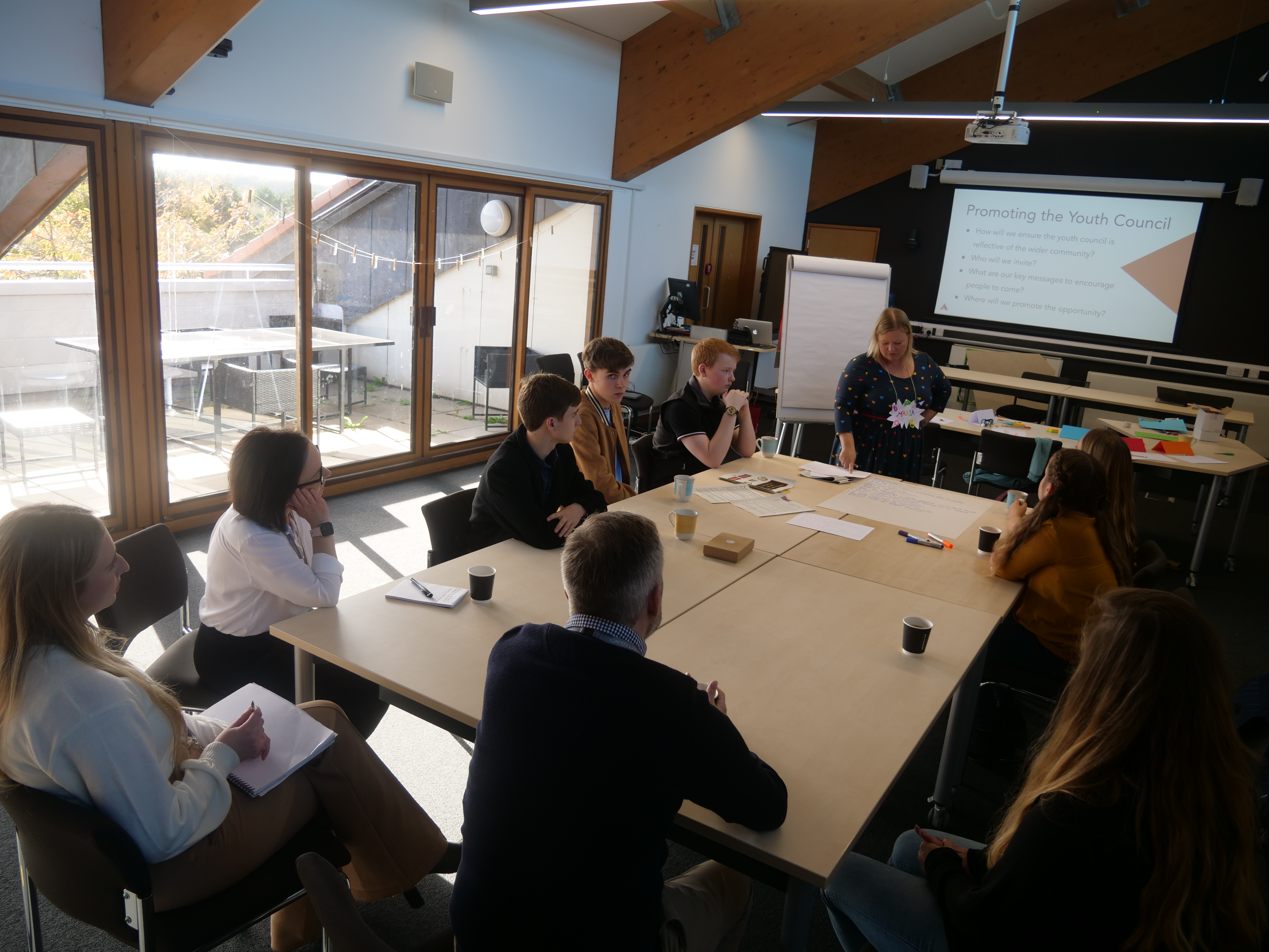 image of the youth council in a workshop