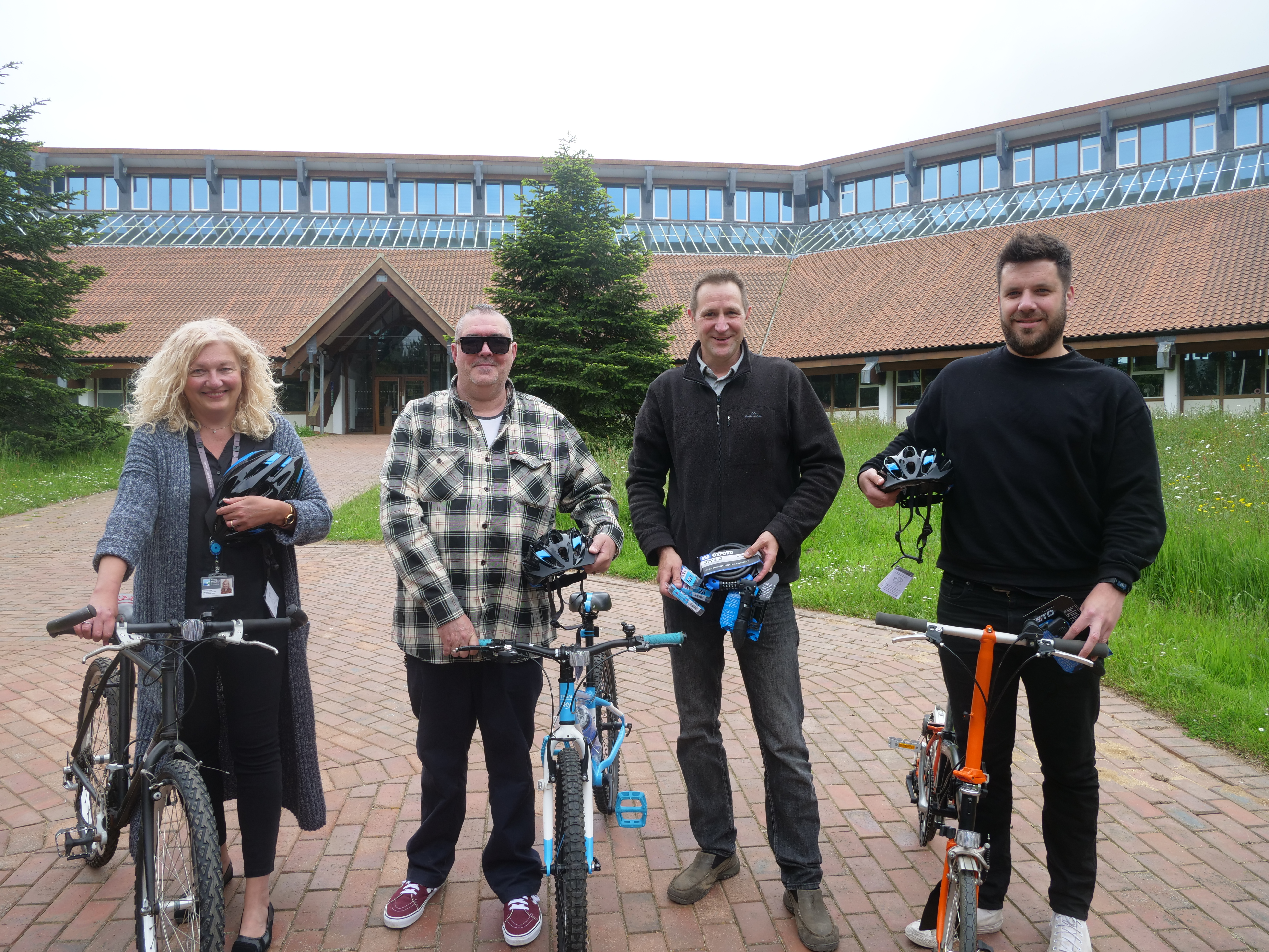 Image of Oksana, Guy, Russ and Sean